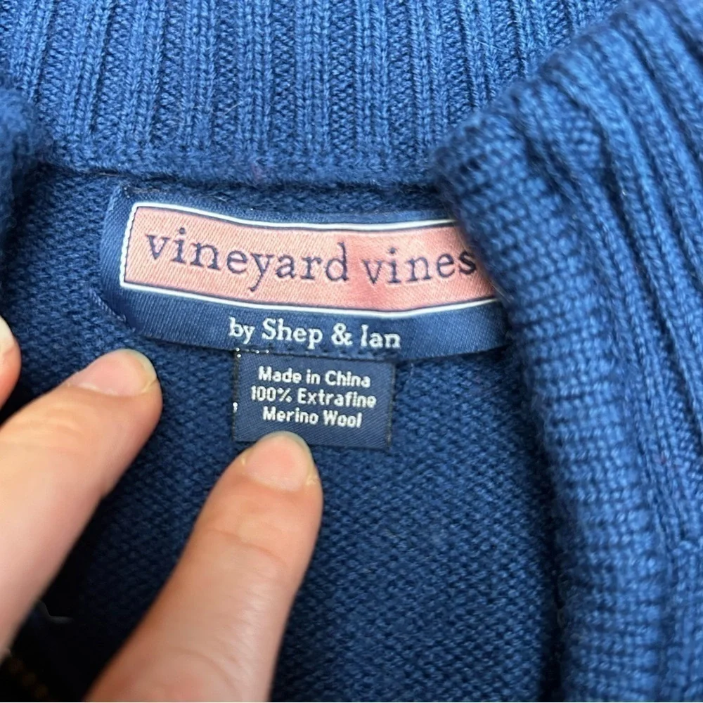 Vineyard vines fair isle Christmas holiday‎ extra fine merino wool sweater